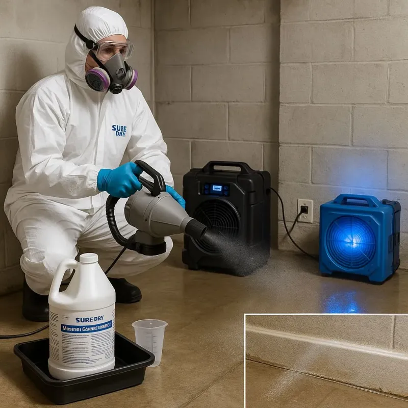 Sanitization and Odor Removal process in Boston Heights, OH