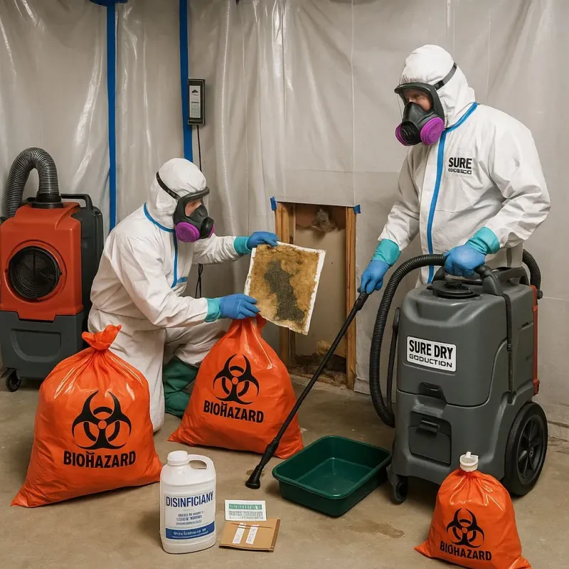 Contaminated Water Handling Protocols process in Boston Heights, OH