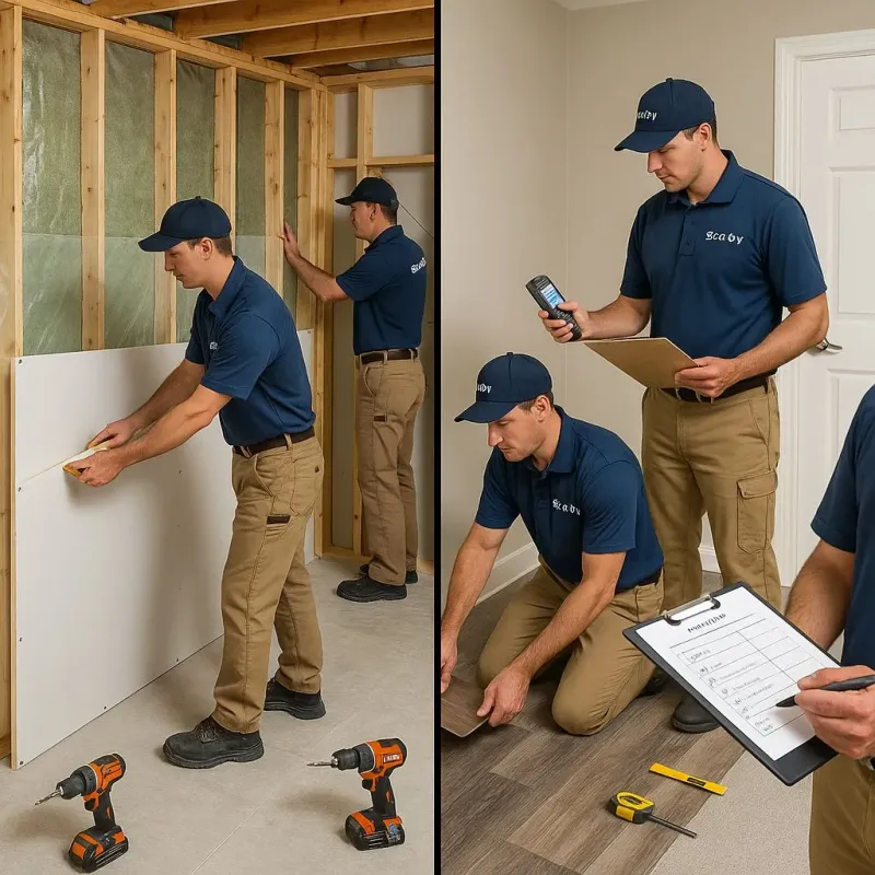 Repairs and Reconstruction process in Boston Heights, OH